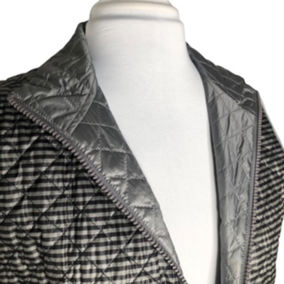 No Brand Label Long Reversible 2-way Zip Mock or Flat Laid Collar Vest Size L - Picture 3 of 12